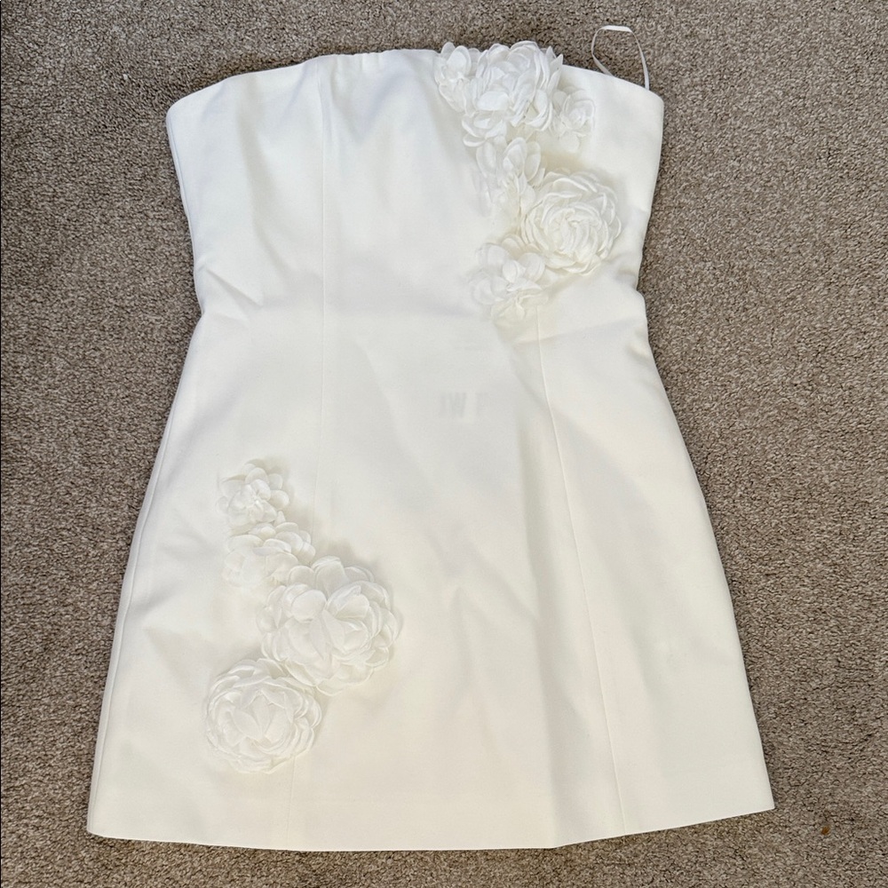 JW PEI White Floral Mini Dress